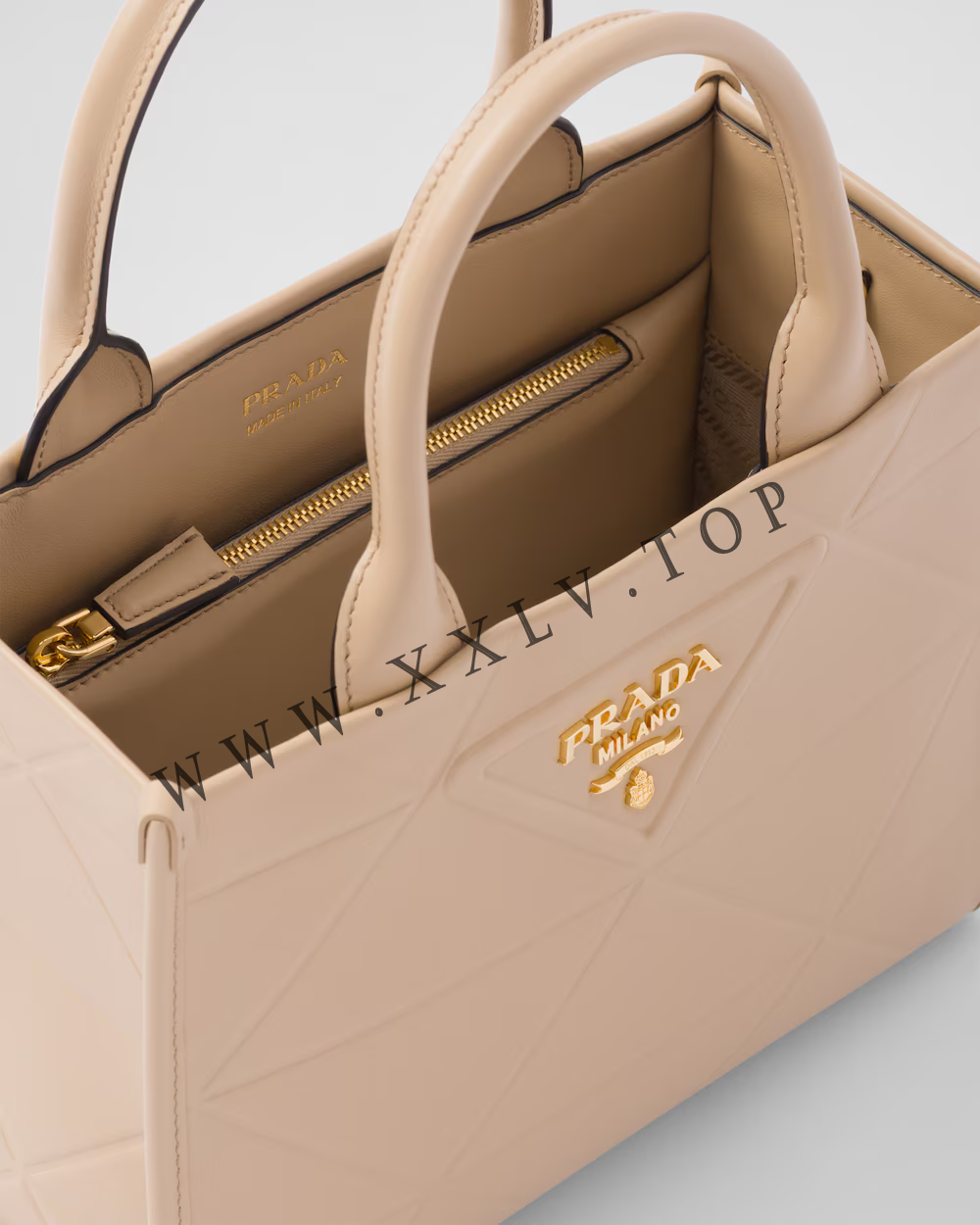 Mini Prada Symbole leather bag with stitching - Image 2
