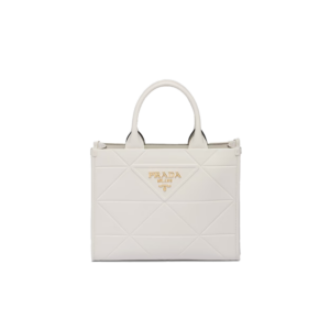 Small leather Prada Symbole bag with topstitching