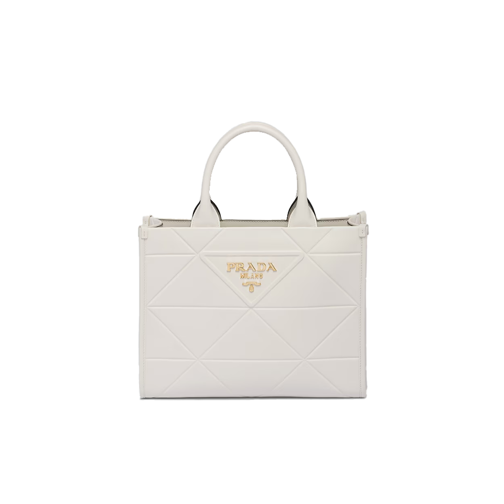 Small leather Prada Symbole bag with topstitching