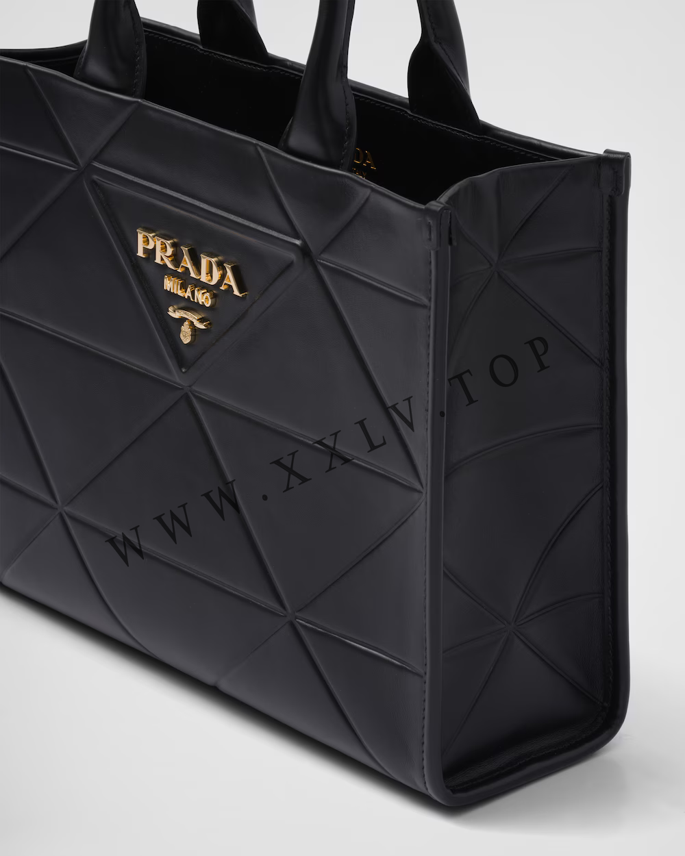 Small leather Prada Symbole bag with topstitching - Image 3
