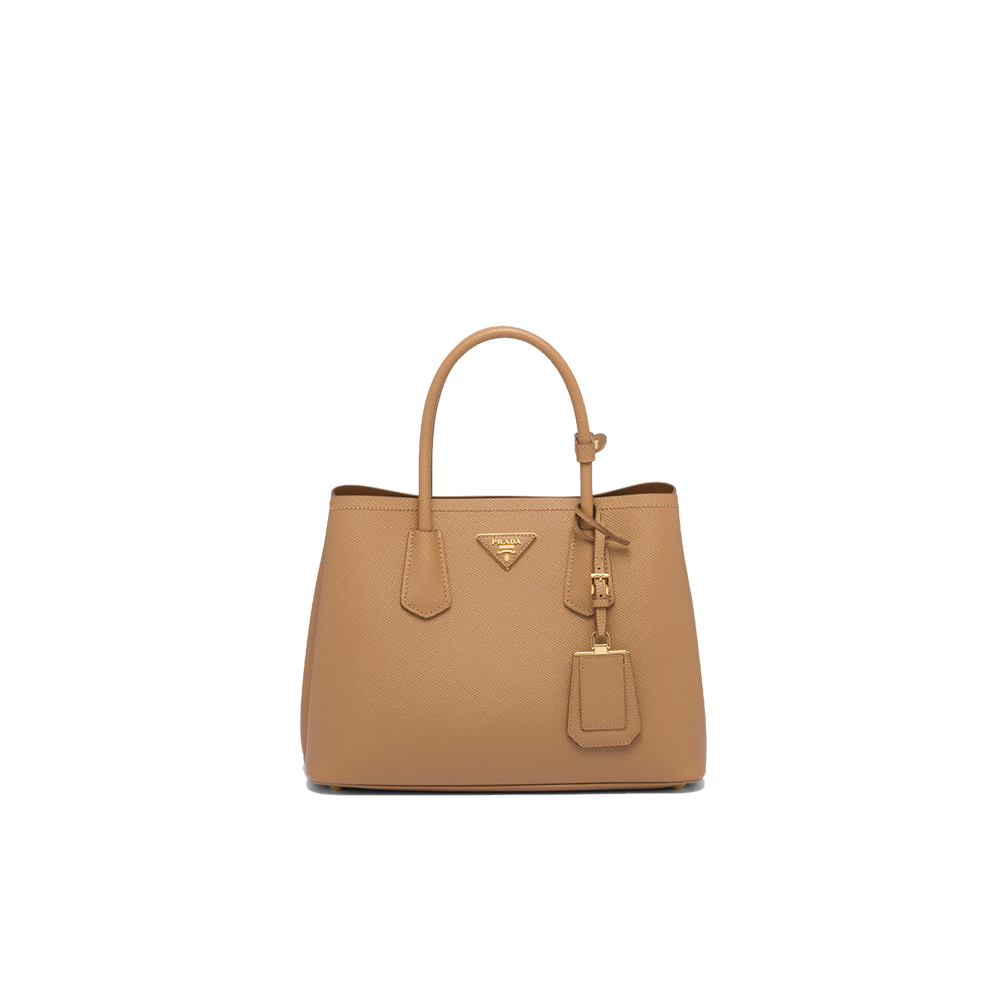 Small Saffiano Leather Double Prada Bag