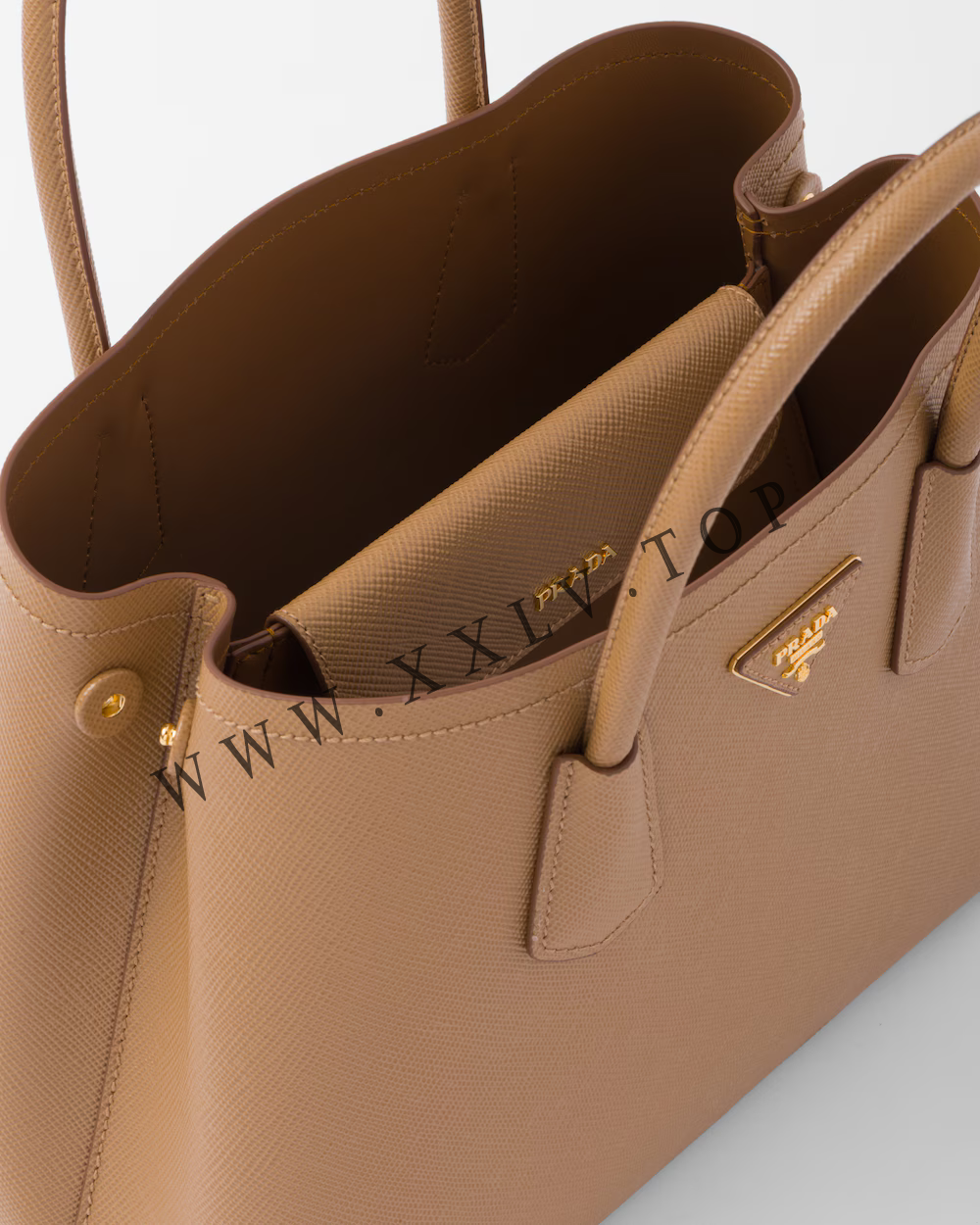 Small Saffiano Leather Double Prada Bag - Image 2