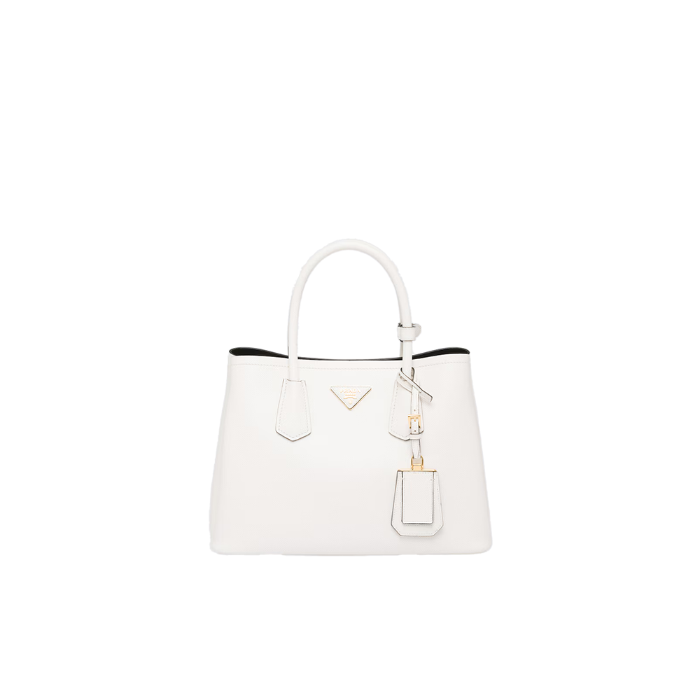 Small Saffiano Leather Double Prada Bag