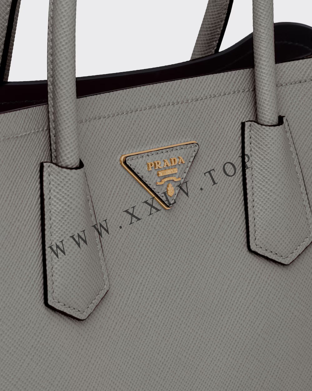 Small Saffiano Leather Double Prada Bag - Image 3