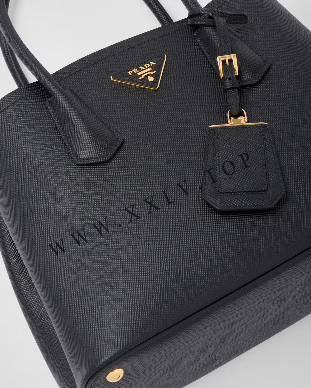 Small Saffiano Leather Double Prada Bag - Image 3