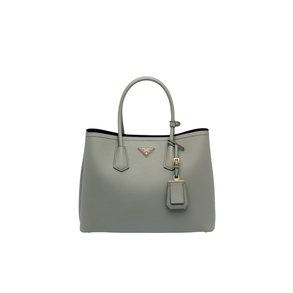 Medium Saffiano Leather Double Prada Bag