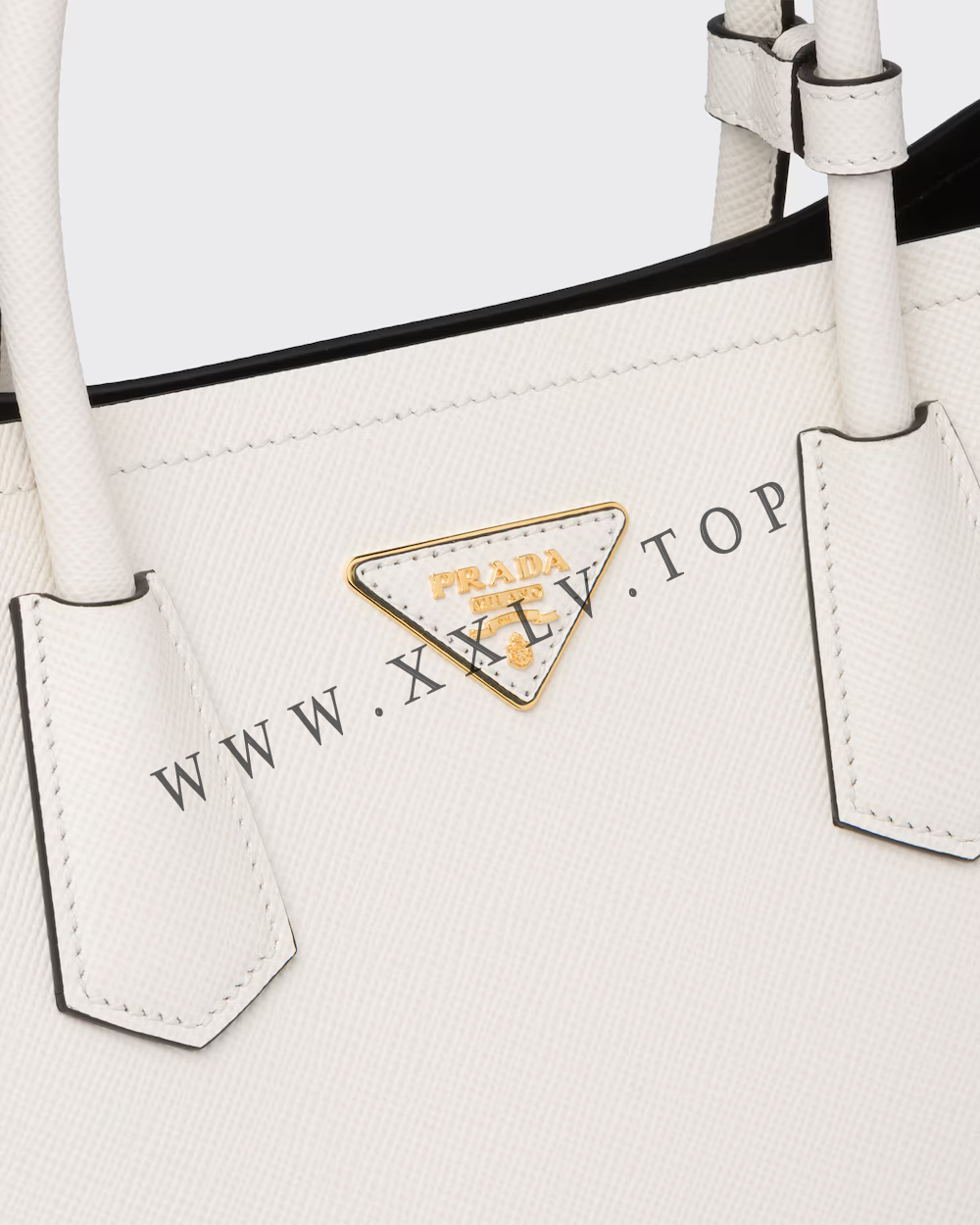 Medium Saffiano Leather Double Prada Bag - Image 5