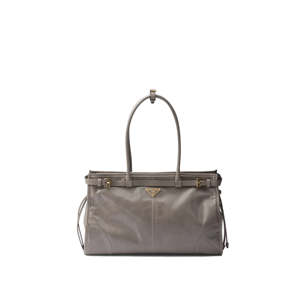 Large leather handbag