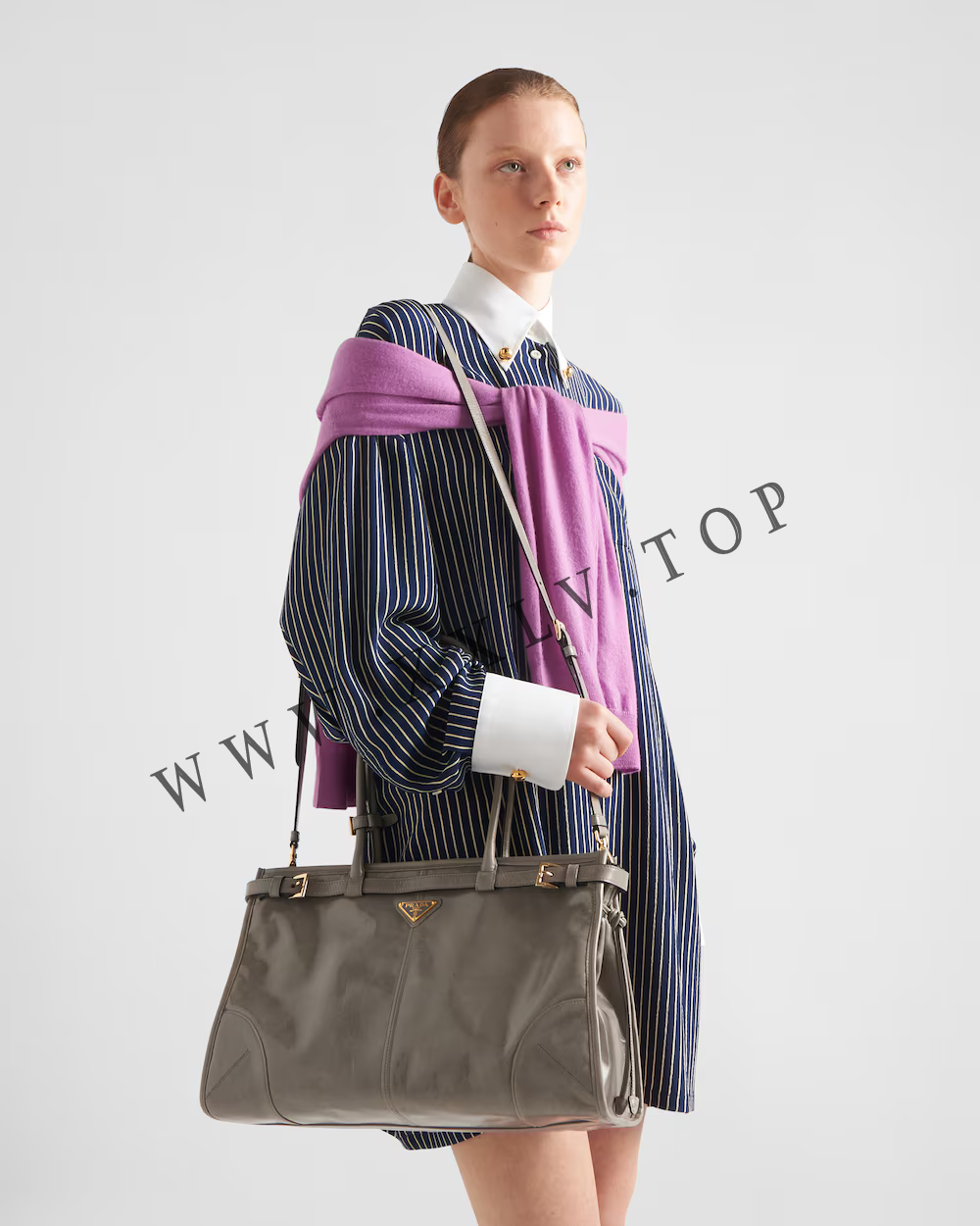 Large leather handbag - Image 5