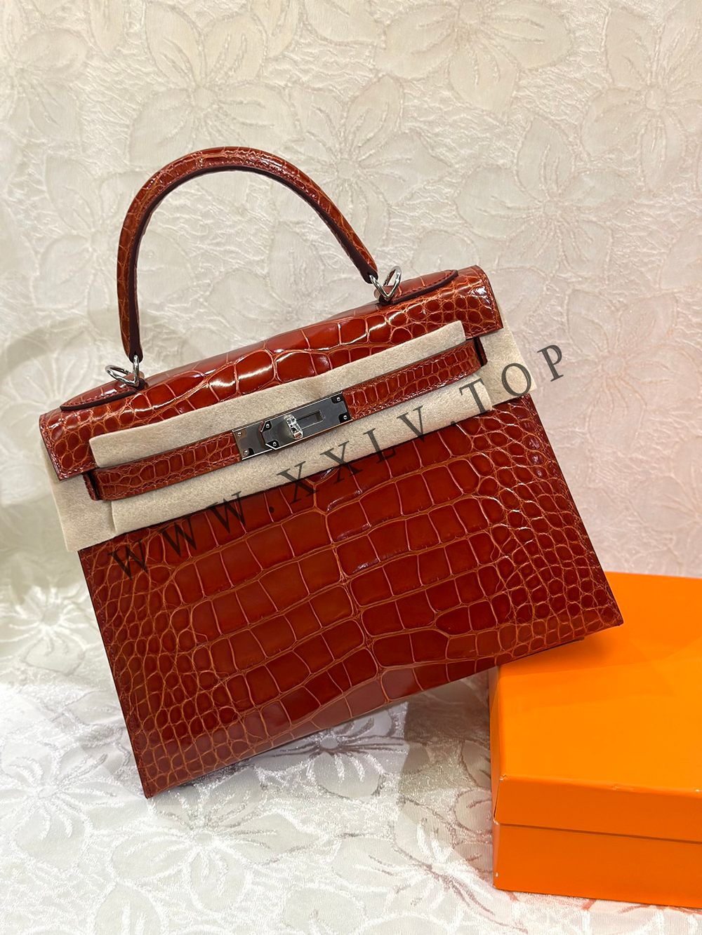 KELLY 28 (28*22*10cm) Pure hand work American Crocodile 19#22#25#28#32#35#40# can be customized - Image 4