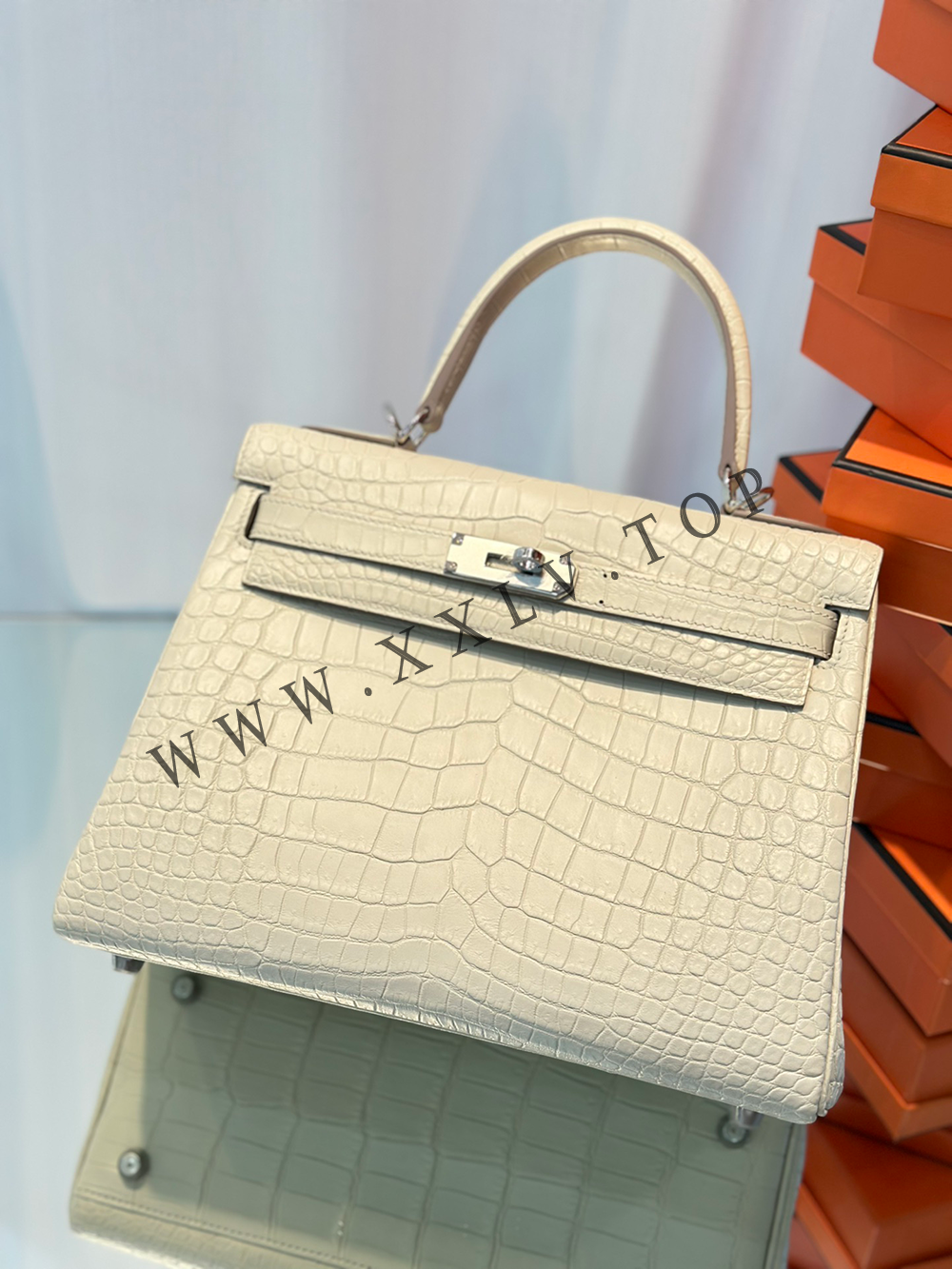 KELLY 28 (28*22*10cm) Pure hand work American Crocodile 19#22#25#28#32#35#40# can be customized - Image 2