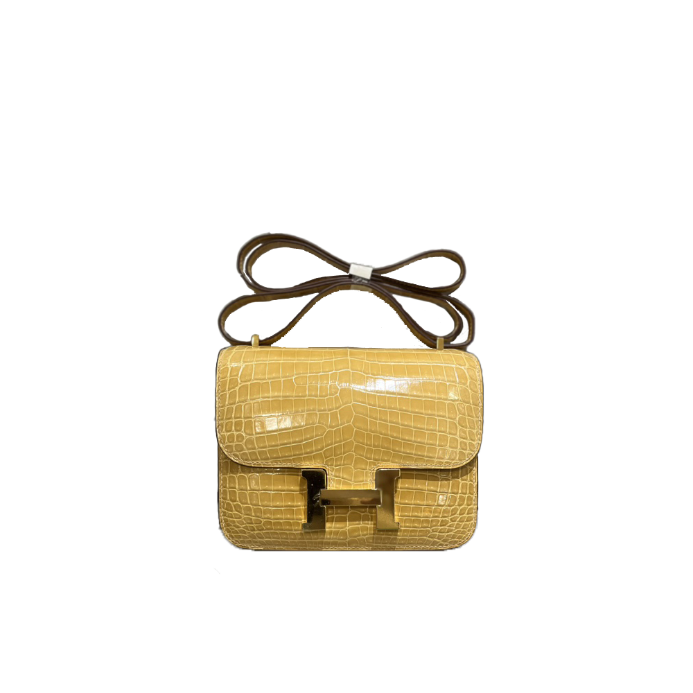 HERMES CONSTANCE 19CM Crocodile skin (19cm)