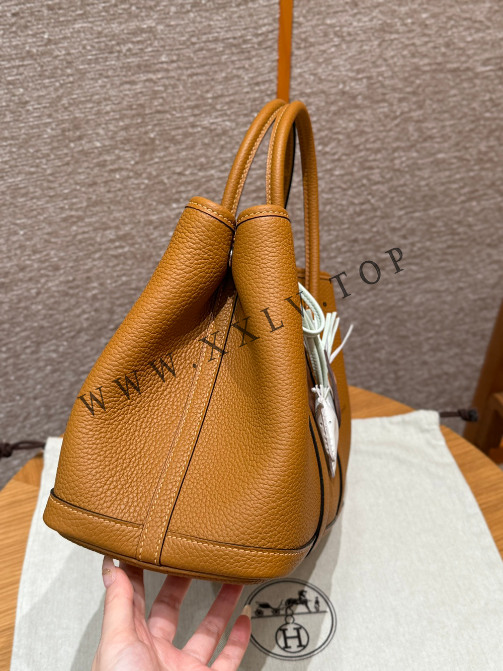 HERMES GARDEN PARTY 30 NEGONDA PALLADIUM HARDWARE (30*21*13cm) - Image 5