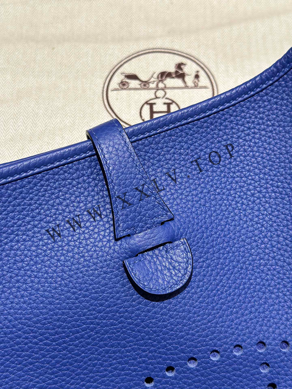 HERMES EVELYNE III PM GOLD CLEMENCE PALLADIUM HARDWARE (29*30*7cm) - Image 9