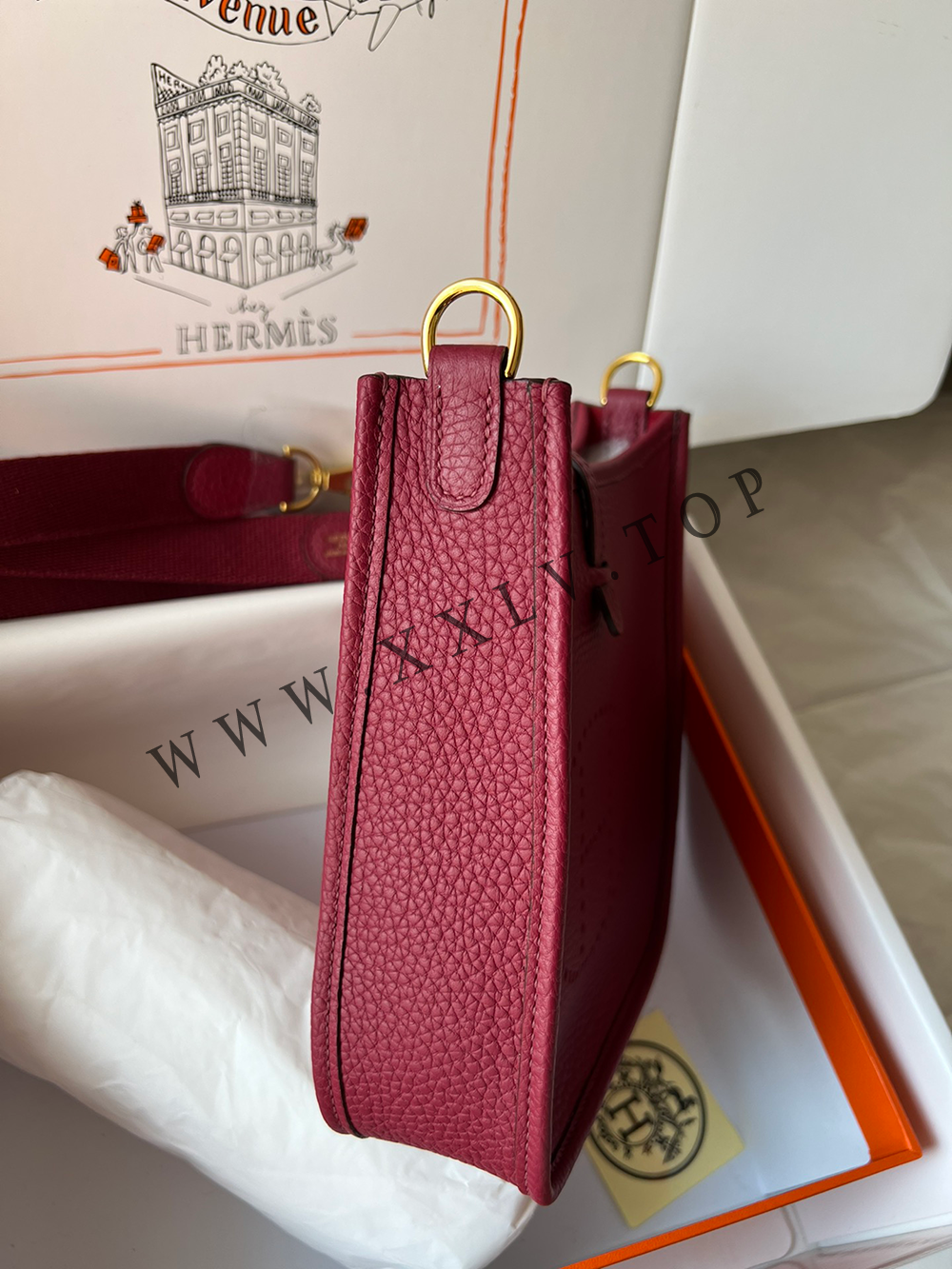 HERMES EVELYNE TPM GOLD CLEMENCE PALLADIUM HARDWARE (17cm) - Image 3
