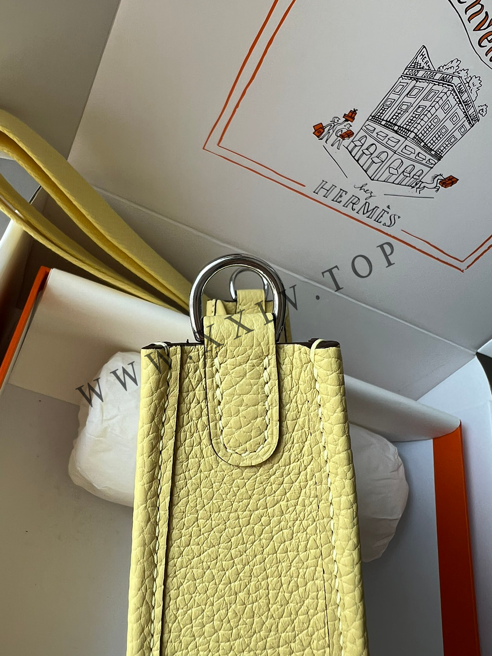 HERMES EVELYNE TPM GOLD CLEMENCE PALLADIUM HARDWARE (17cm) - Image 9