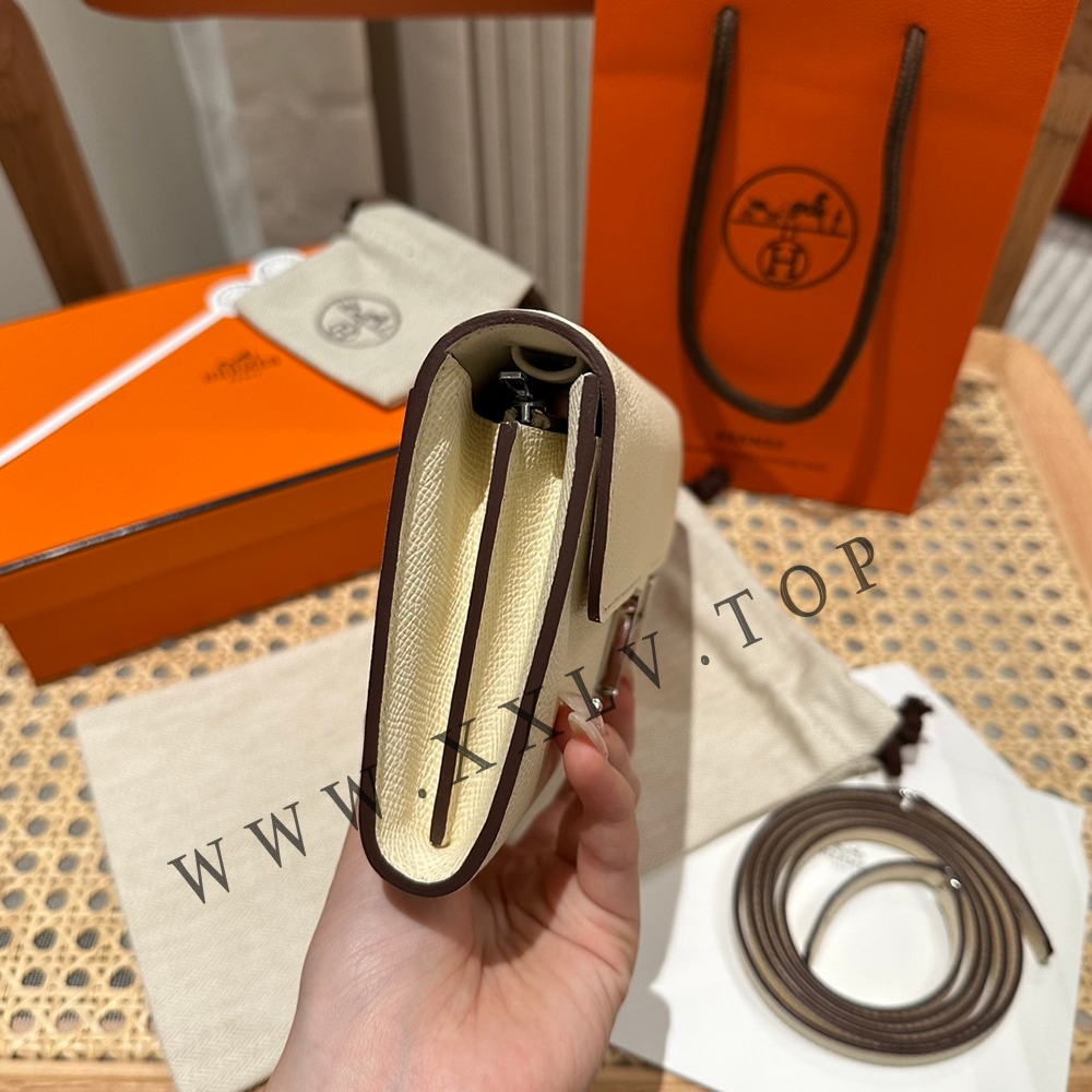 HERMES CONSTANCE WALLET TO GO ETOUPE EPSOM GOLD HARDWARE (22*3.5*11cm) - Image 2