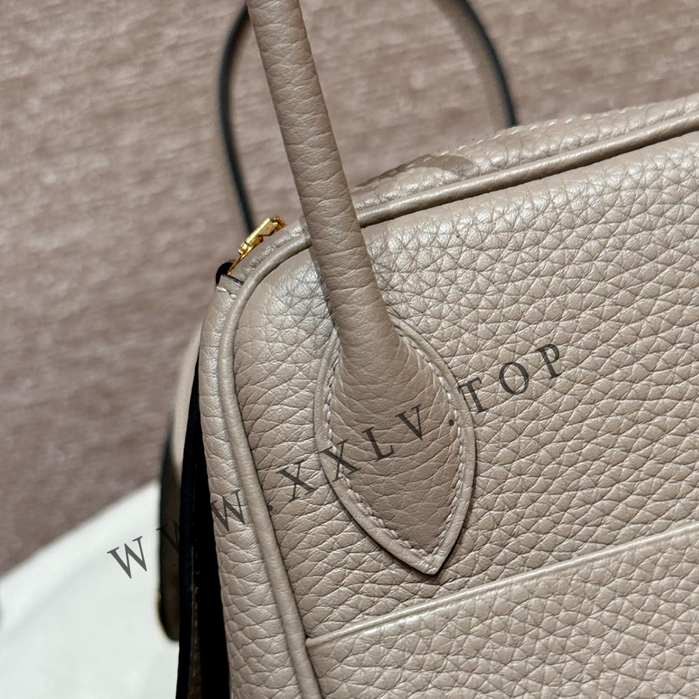 HERMES LINDY 26 WHITE EVERCOLOR GOLD HARDWARE (26*18*12cm) - Image 5