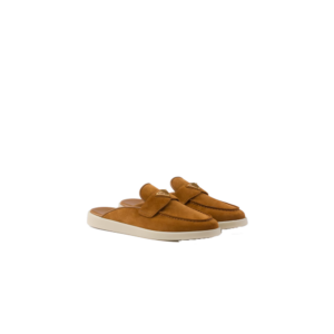 Suede sabots