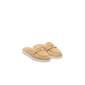 Suede mules