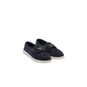Suede leather loafers