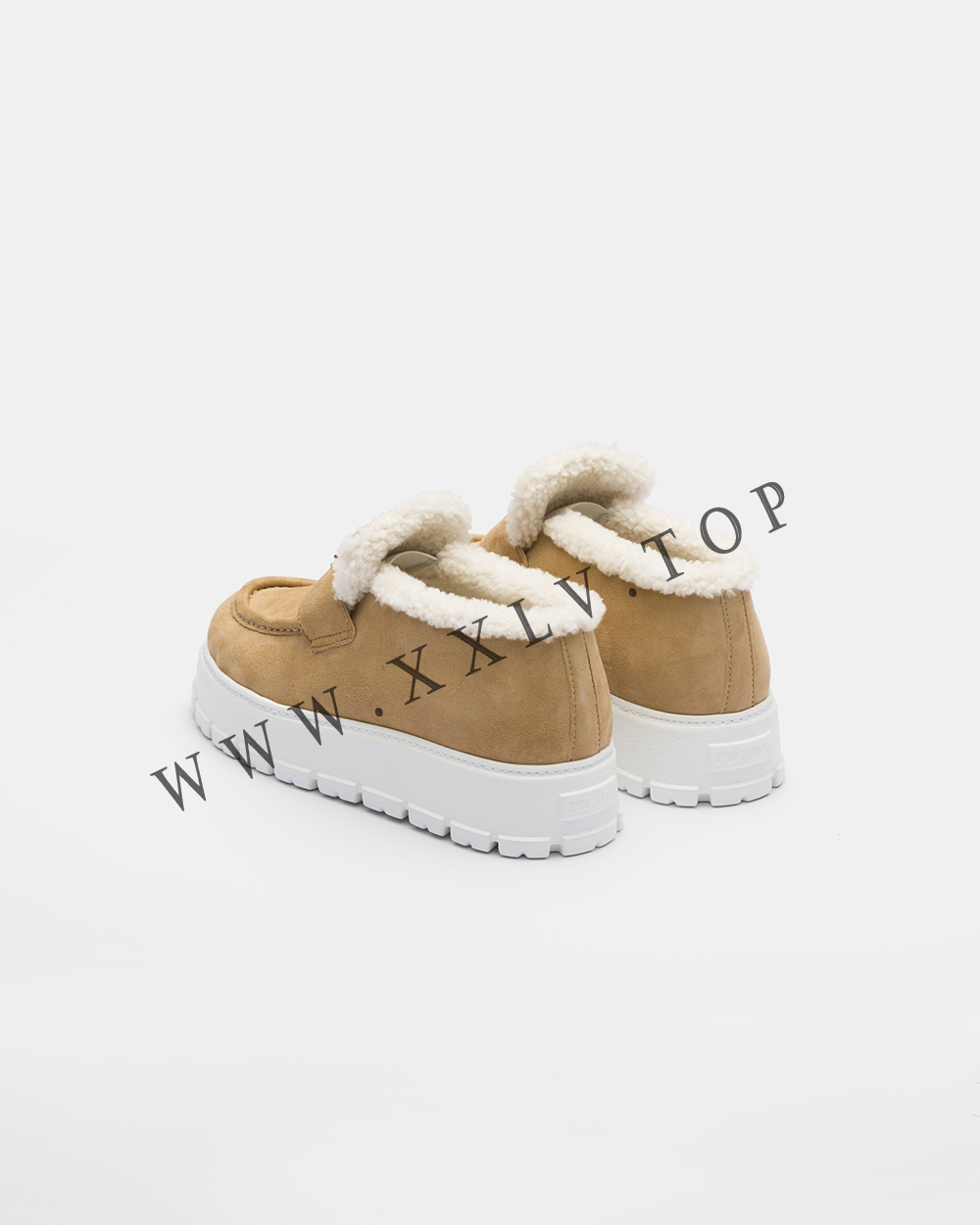 Suede loafer booties - Image 4