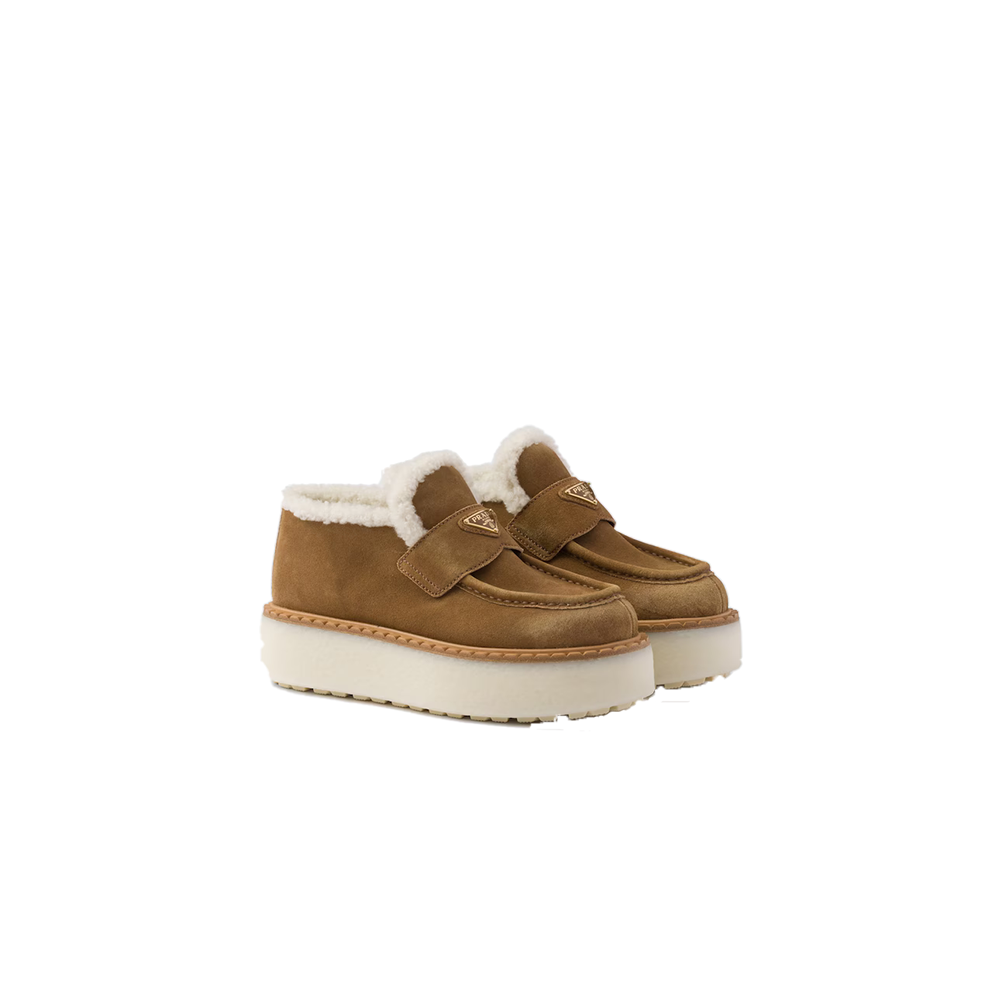 Suede loafers