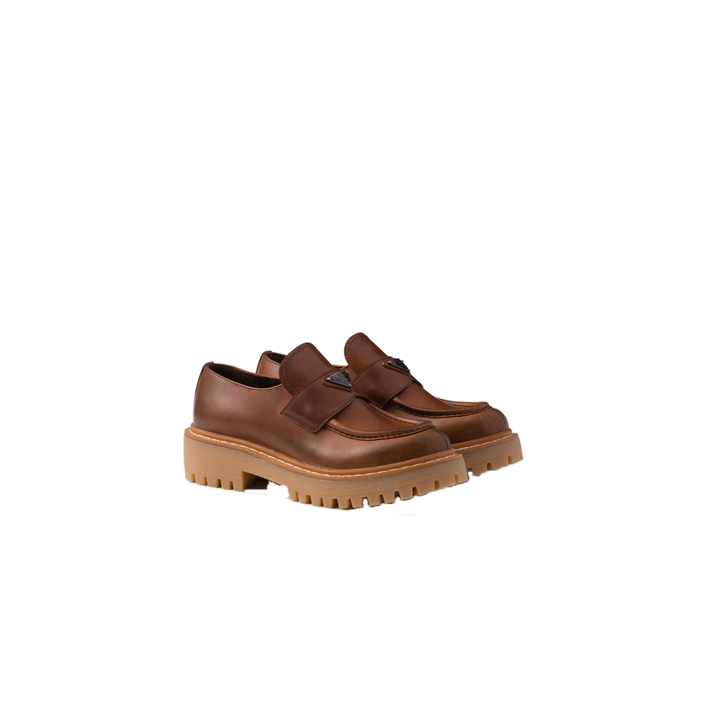 Leather loafers