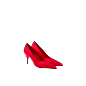 Satin pumps