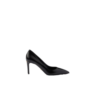 Patent Saffiano leather pumps