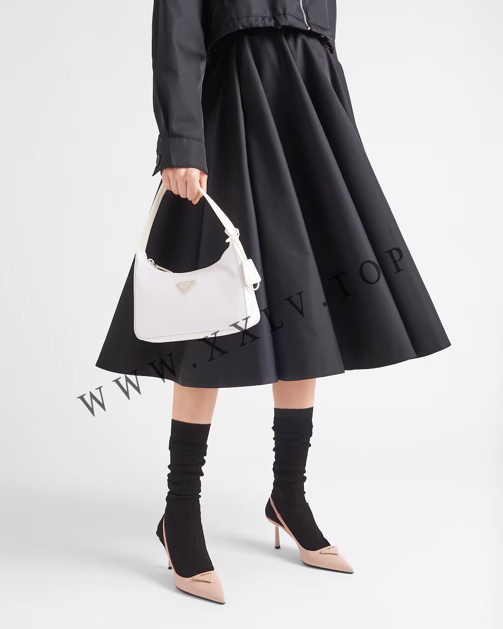 Brushed leather slingback pumps - Image 2