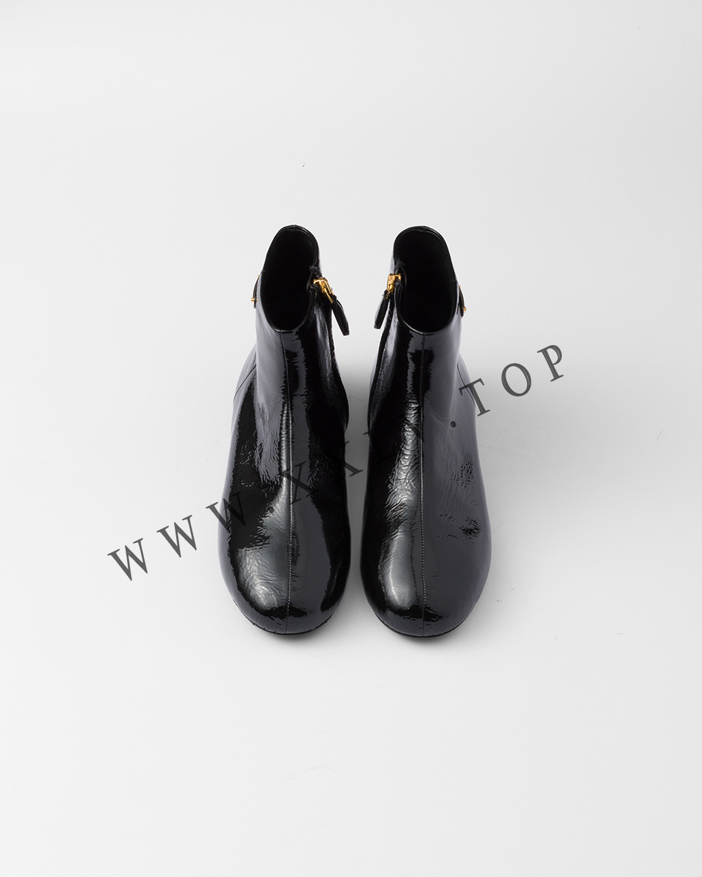 Patent leather booties - Image 4