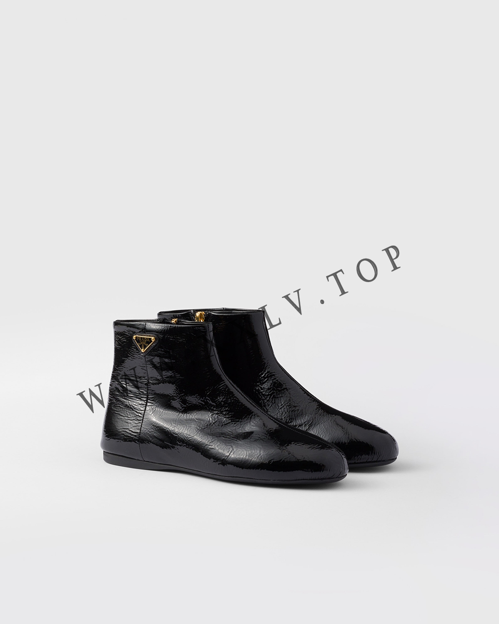 Patent leather booties - Image 3