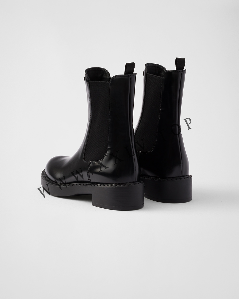 Brushed leather Chelsea boots - Image 3