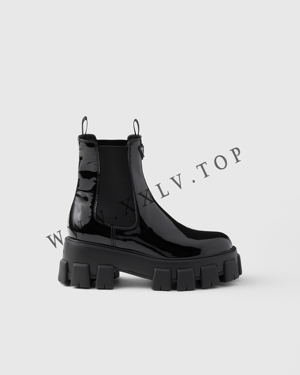 Monolith patent leather booties - Image 5