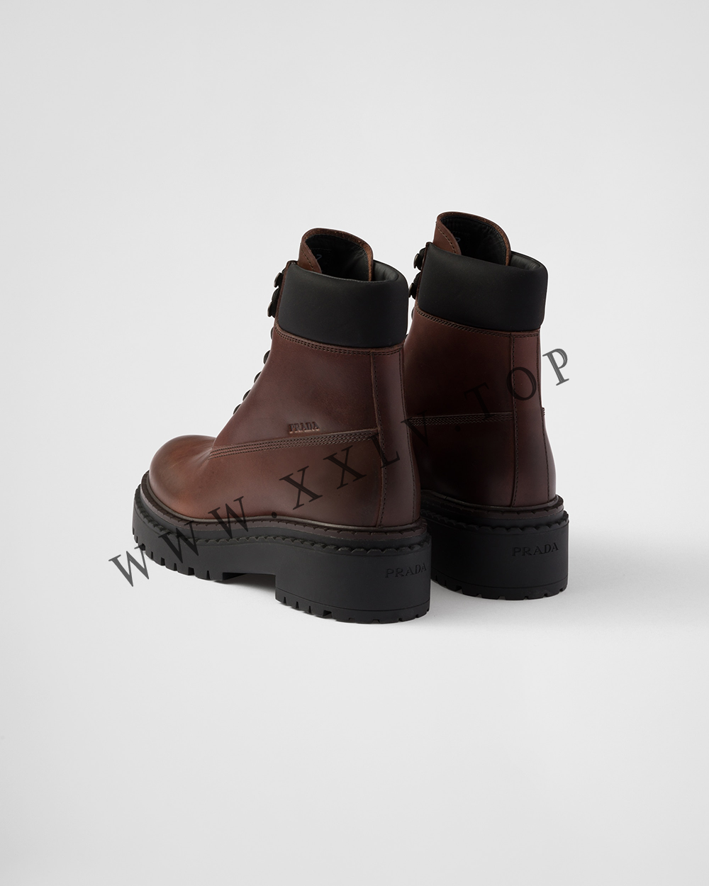 Leather and Re-Nylon booties - Image 4