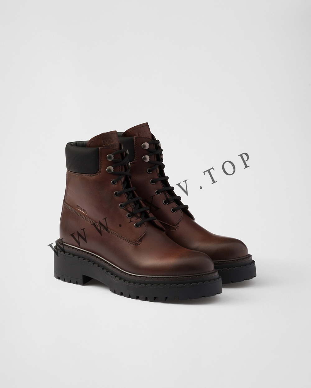 Leather and Re-Nylon booties - Image 5