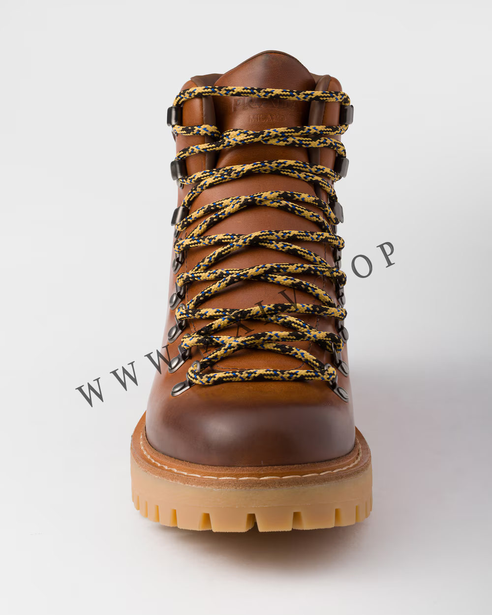 Laced leather booties - Image 2
