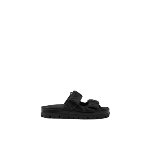 Padded nappa leather slides