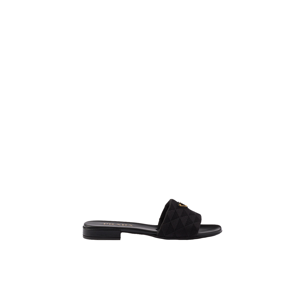 Embroidered fabric slides