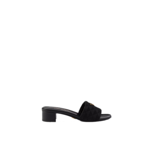 Embroidered fabric sandals