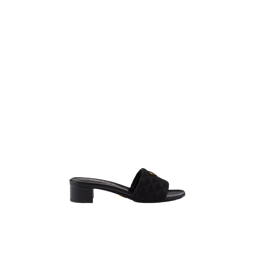 Embroidered fabric sandals