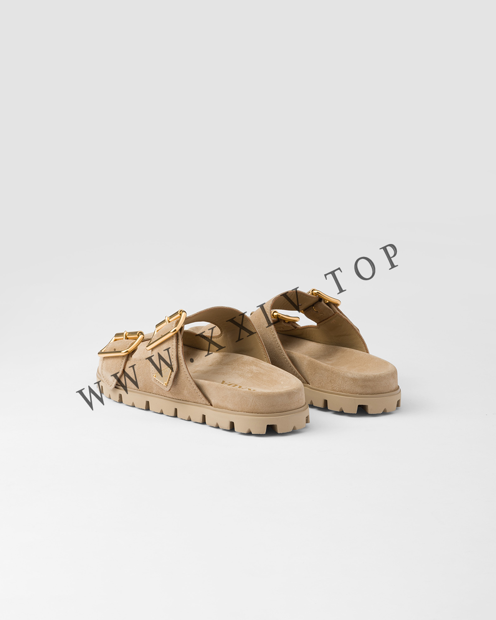 Suede strap slides - Image 4