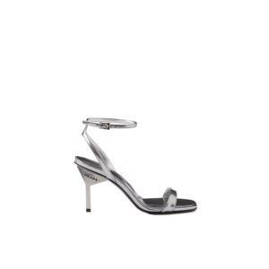 Metallic leather sandals