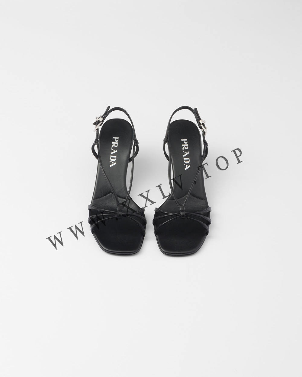 Heeled leather sandals - Image 5