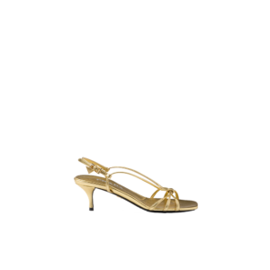 Mordoré nappa leather heeled sandals
