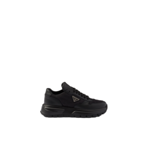 Prax 01 Re-Nylon and leather sneakers