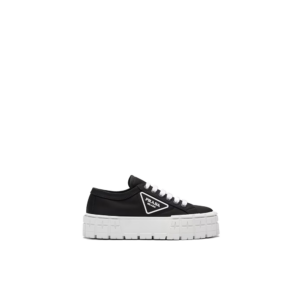 Double Wheel Re-Nylon gabardine sneakers
