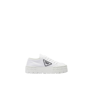 Double Wheel Re-Nylon gabardine sneakers