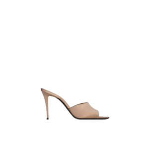ROMY mules in satin crepe